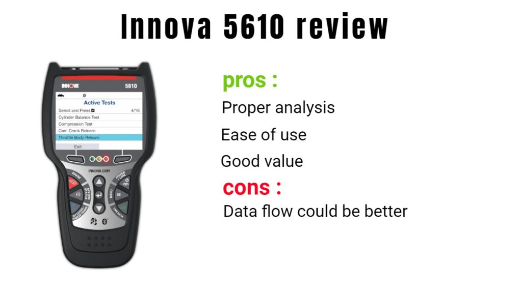 innova 5610 review with pros and cons